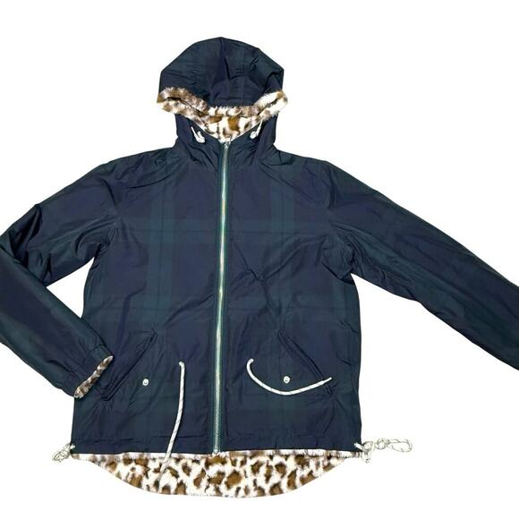 Bellerose Reversible Apache Jacket Cheetah Tartan Small - Picture 7 of 12